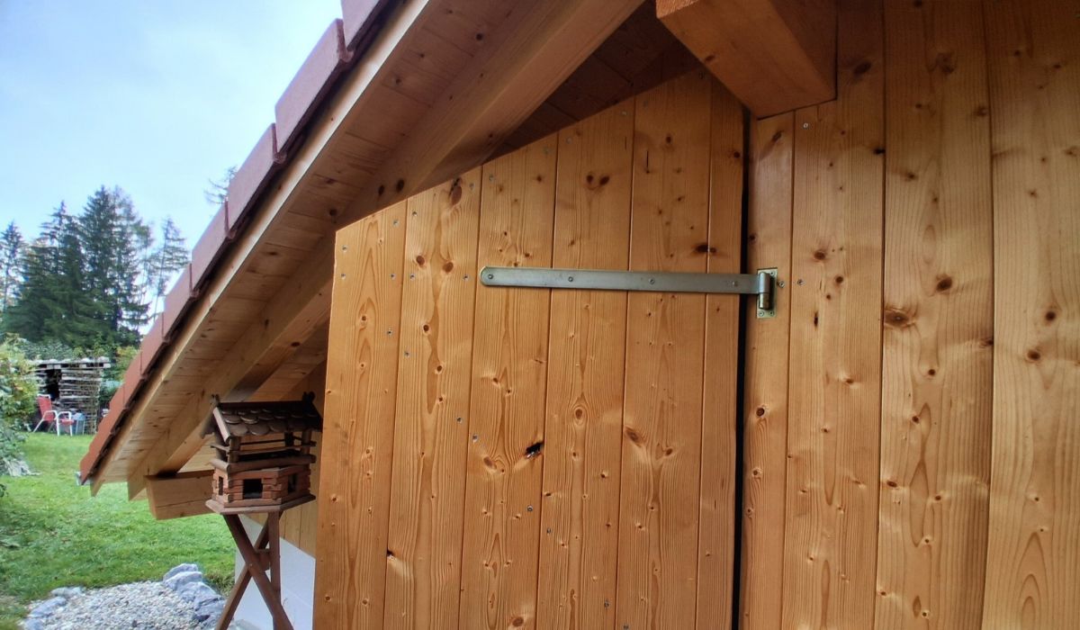 Holztüre Holzhütte